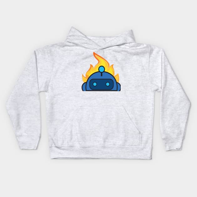 Roasting Blueberry Kids Hoodie by Tiddus